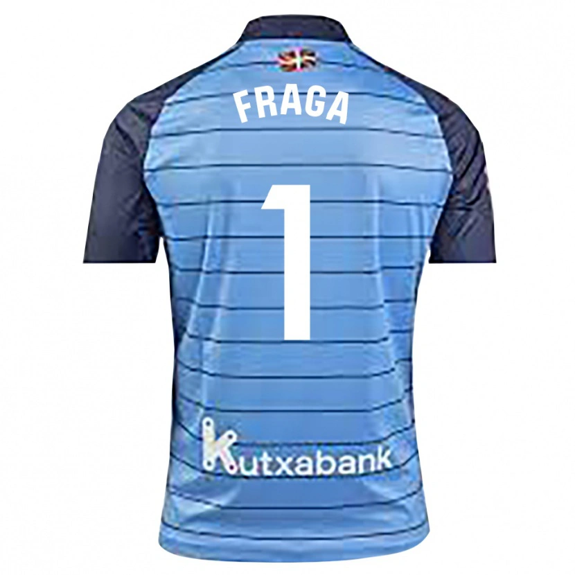 Danxen Dětské Aitor Fraga #1 Námořnická Modrá Brankář Dresy 2025/26 Dres