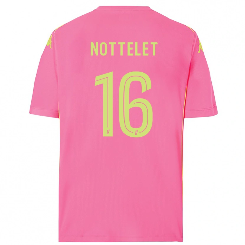 Danxen Dětské Gillian Nottelet #16 Hot Pink Brankář Dresy 2025/26 Dres