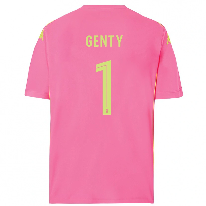 Danxen Dětské Julie Genty #1 Hot Pink Brankář Dresy 2025/26 Dres