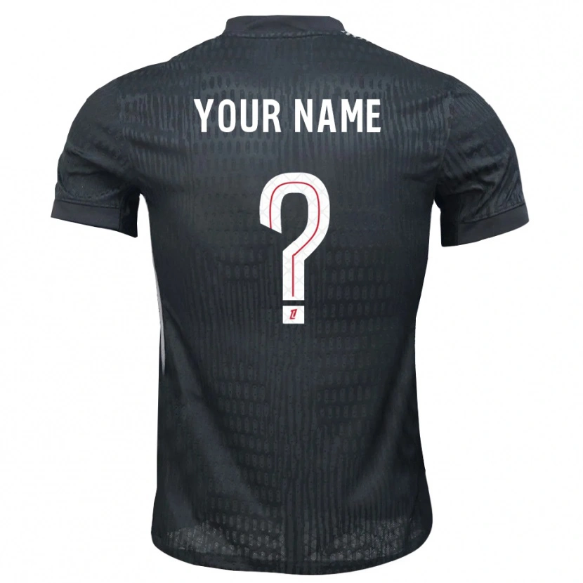 Danxen Dětské Paris Saint-Germain Tmavě Šedá Černá Brankář Dresy 2025/26 Dres