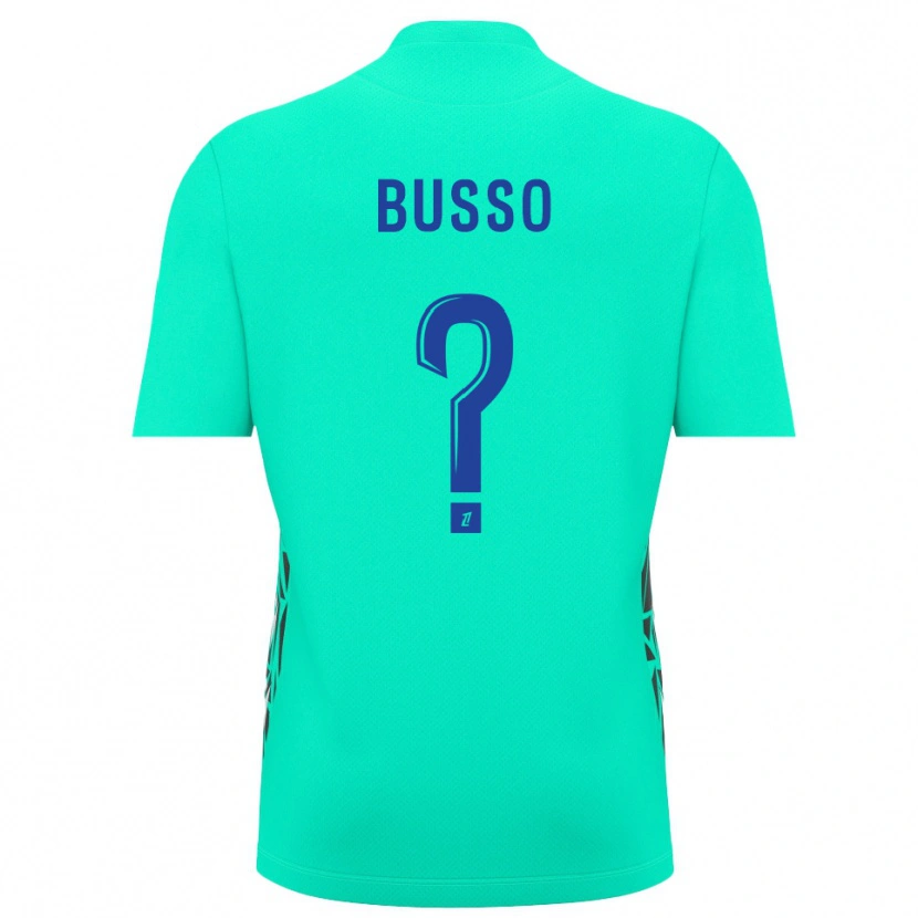 Danxen Dětské Louise Busso #0 Akvamarínová Modrá Brankář Dresy 2025/26 Dres