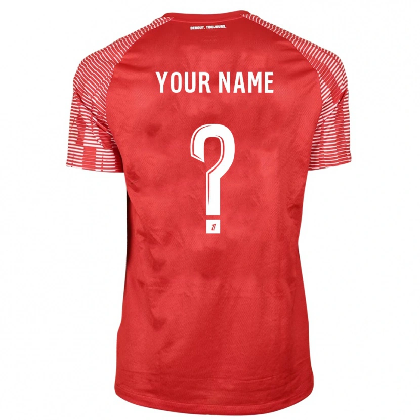 Danxen Dětské Angers SCO Červená Bílá Brankář Dresy 2025/26 Dres