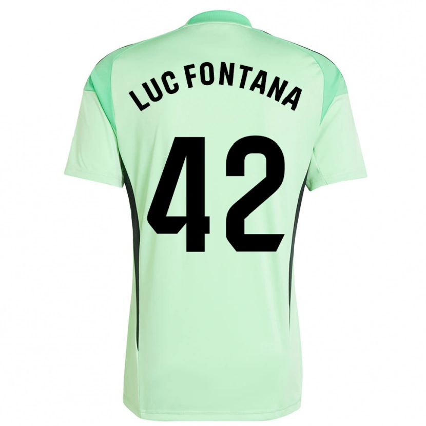 Danxen Dětské Jean Luc Fontana #42 Světle Oranžová Černá Brankář Dresy 2025/26 Dres