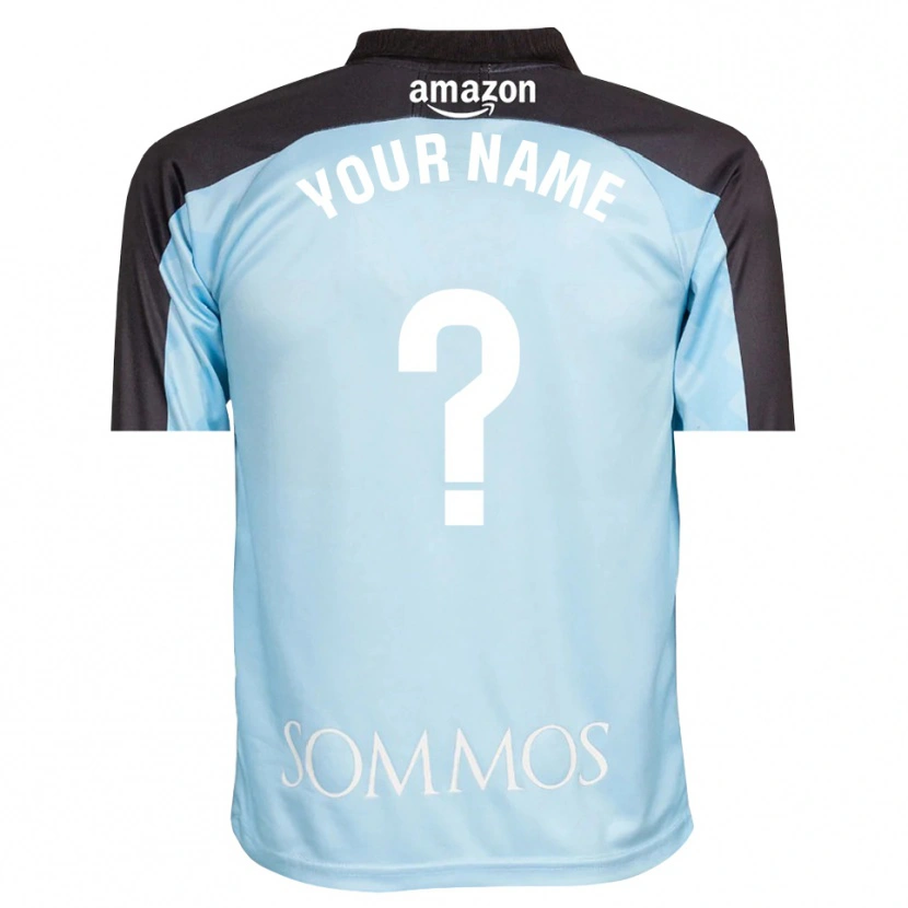 Danxen Dětské SD Huesca Světle Modrá Černá Brankář Dresy 2025/26 Dres