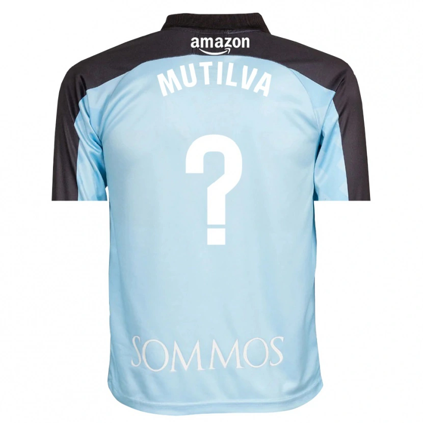 Danxen Dětské Aimar Mutilva #0 Světle Modrá Černá Brankář Dresy 2025/26 Dres