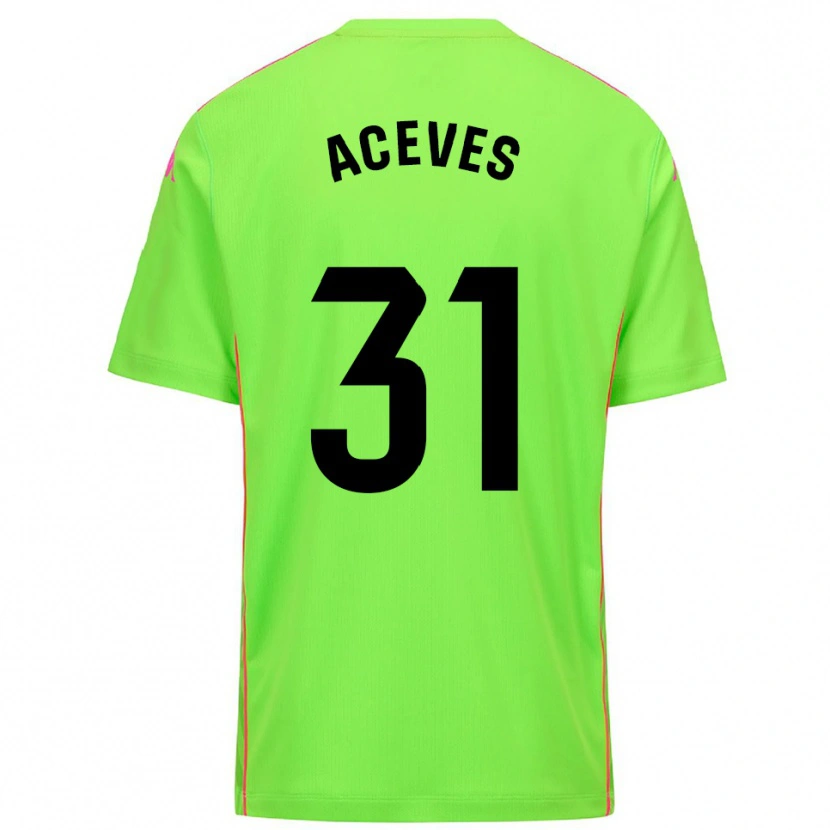 Danxen Dětské Álvaro Aceves #31 Lirme Sytě Růžová Brankář Dresy 2025/26 Dres