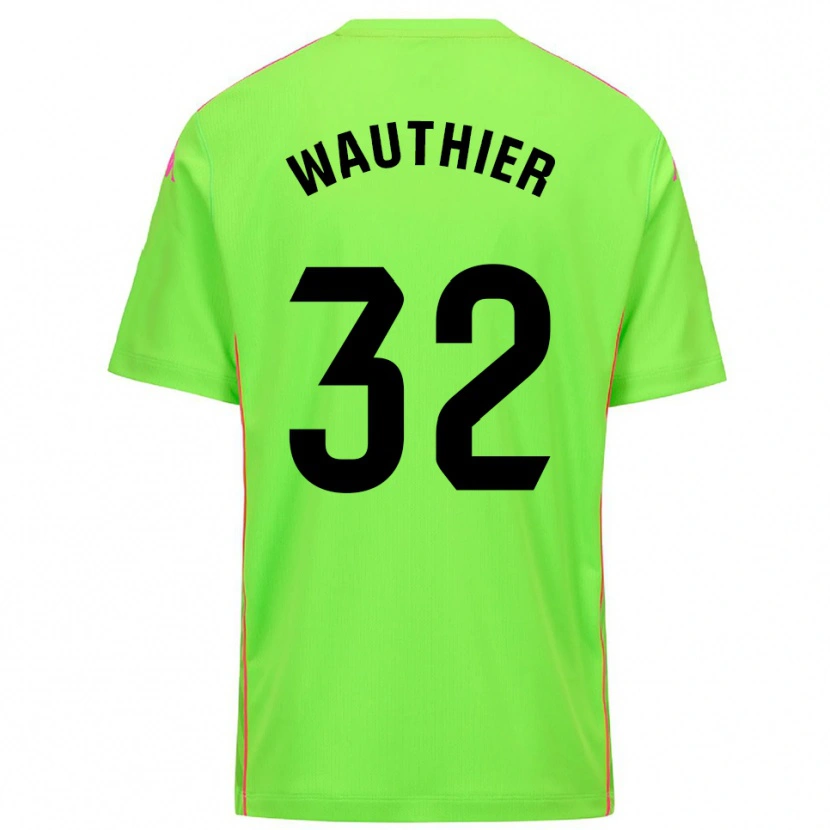 Danxen Dětské Hugo Wauthier #32 Lirme Sytě Růžová Brankář Dresy 2025/26 Dres