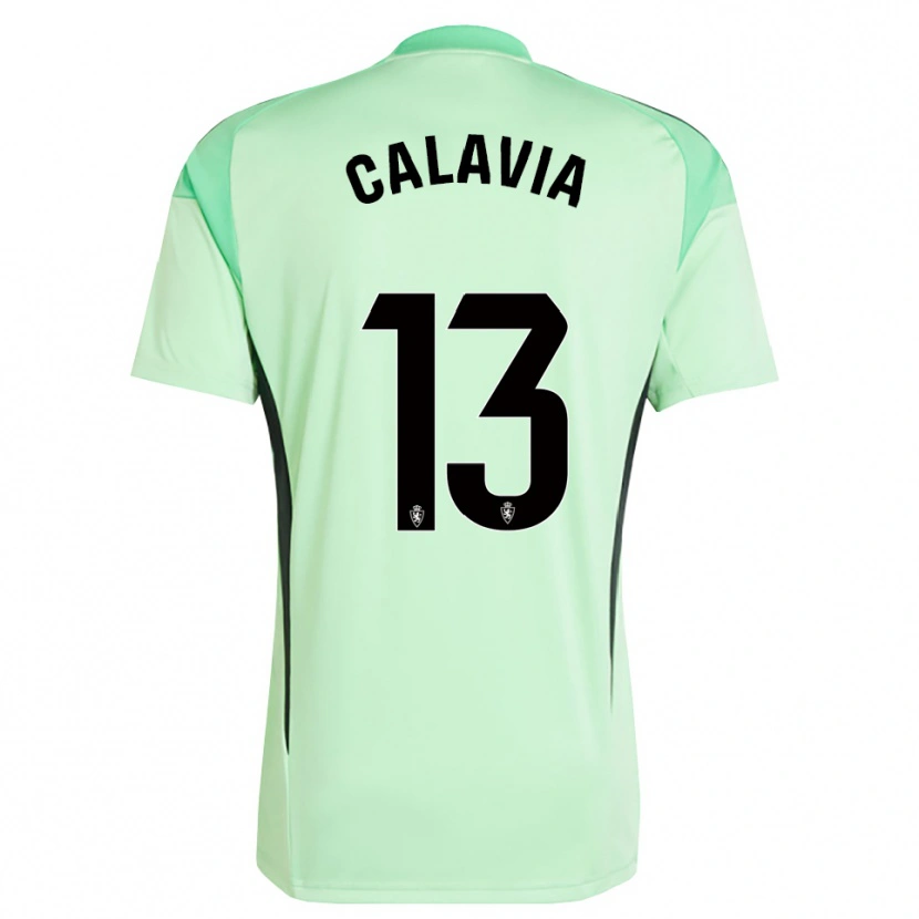 Danxen Dětské Carlos Calavia #13 Středně Jarní Zelená Brankář Dresy 2025/26 Dres