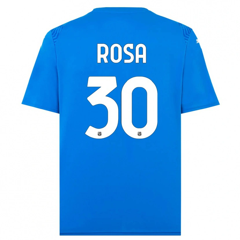 Danxen Dětské Enrico Rosa #30 Modrá Bílá Brankář Dresy 2025/26 Dres