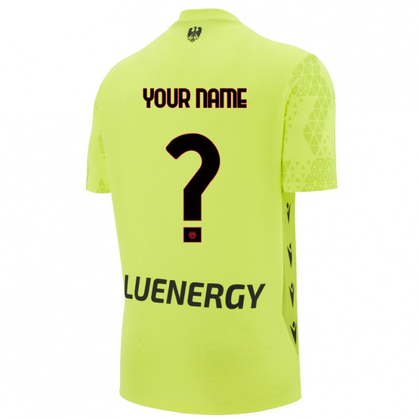 Danxen Dětské Udinese Calcio Zelená Žlutá Černá Brankář Dresy 2025/26 Dres