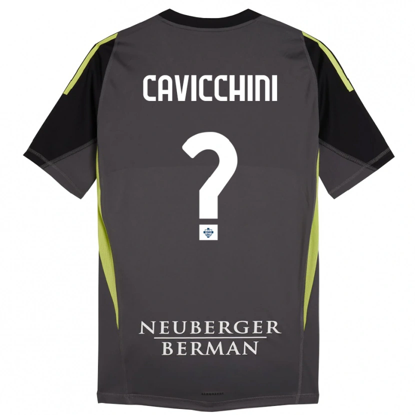 Danxen Dětské Leonardo Cavicchini #0 Černá Světle Zelená Brankář Dresy 2025/26 Dres