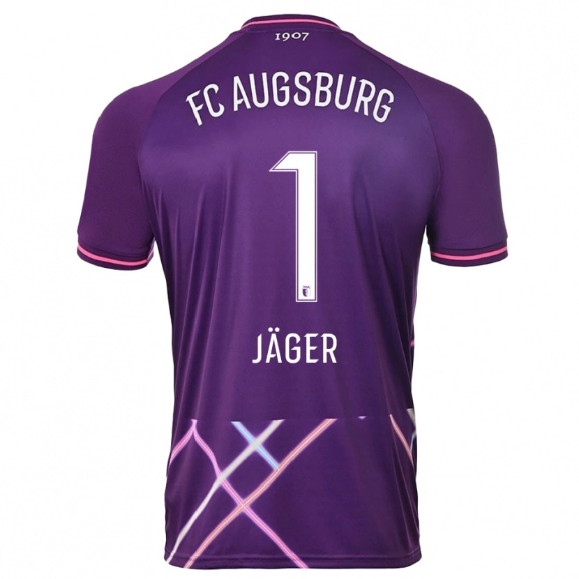 Danxen Dětské Tobias Jäger #1 Fialová Růžová Brankář Dresy 2025/26 Dres
