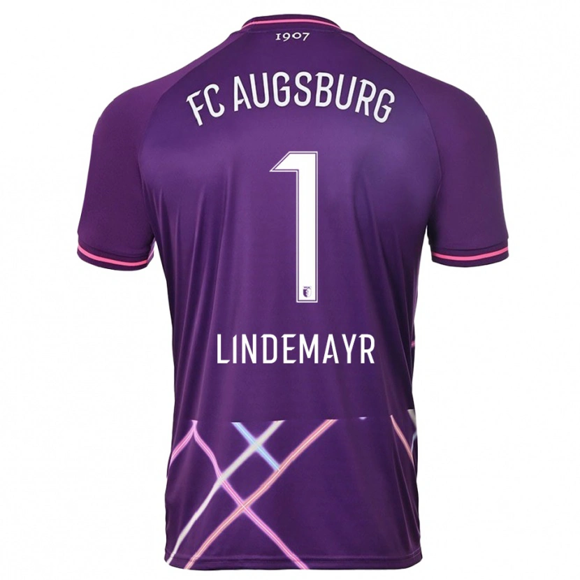 Danxen Dětské Lisa Lindemayr #1 Fialová Růžová Brankář Dresy 2025/26 Dres