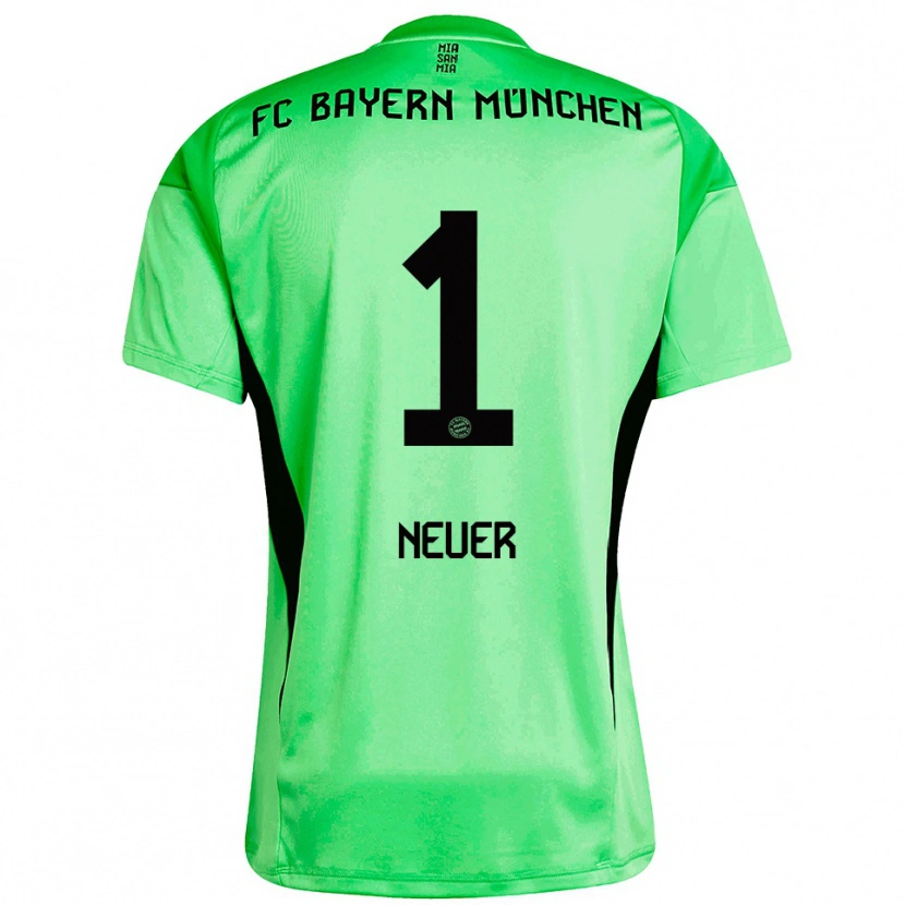 Danxen Dětské Manuel Neuer #1 Střední Jarní Zelená Brankář Dresy 2025/26 Dres