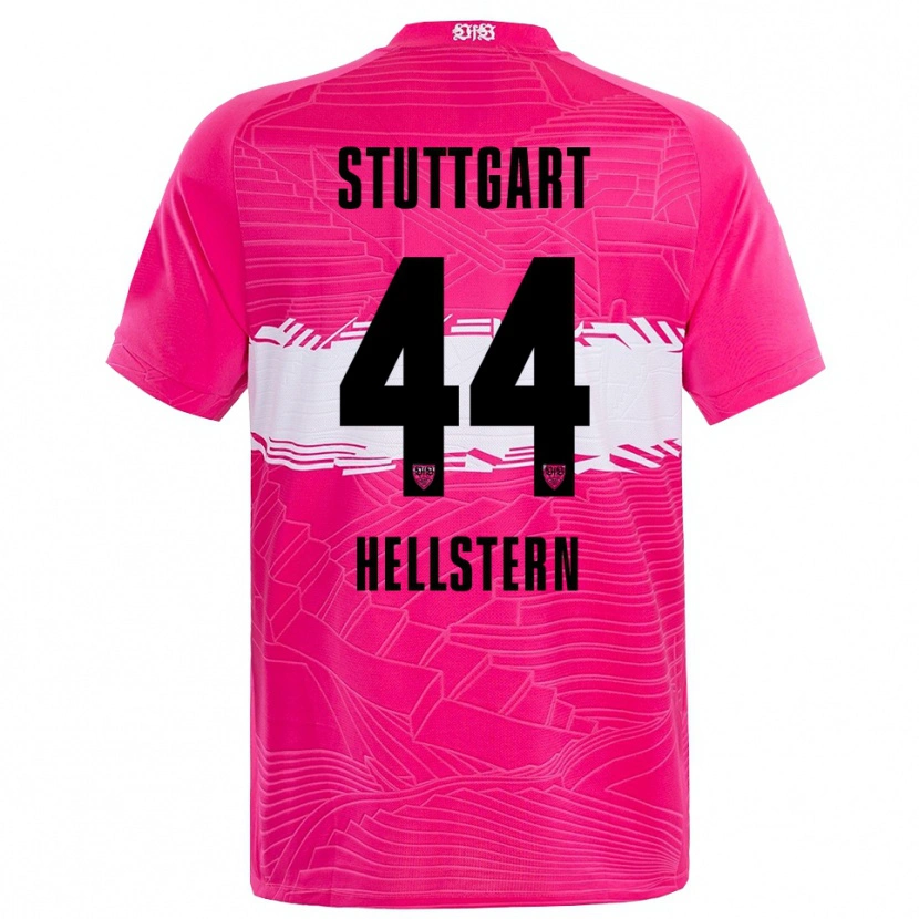Danxen Dětské Florian Hellstern #44 Tmavě Růžová Černá Brankář Dresy 2025/26 Dres