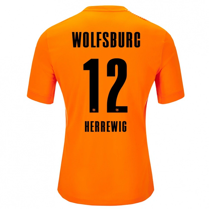 Danxen Dětské Max Herrewig #12 Červená Černá Brankář Dresy 2025/26 Dres