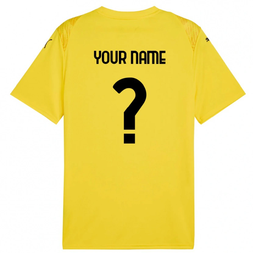 Danxen Dětské US Salernitana 1919 Žlutá Černá Brankář Dresy 2025/26 Dres