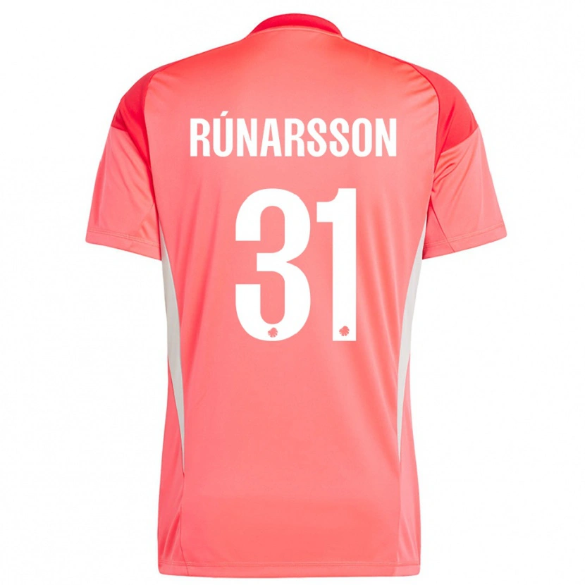 Danxen Dětské Rúnar Alex Rúnarsson #31 Červená Bílá Brankář Dresy 2025/26 Dres