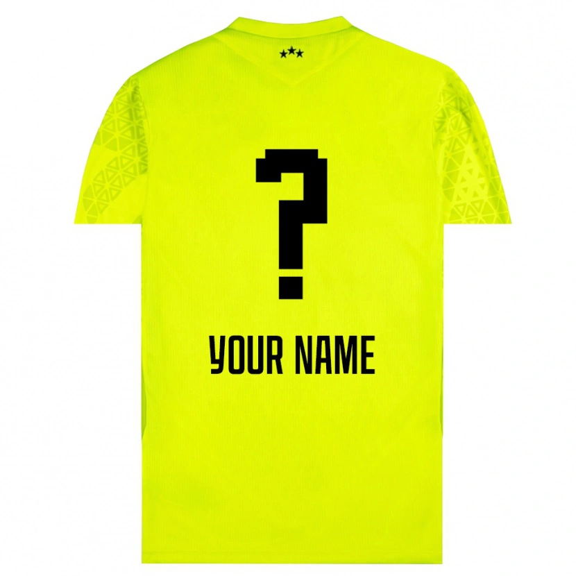 Danxen Dětské FK Crvena zvezda Žlutozelená Černá Brankář Dresy 2025/26 Dres