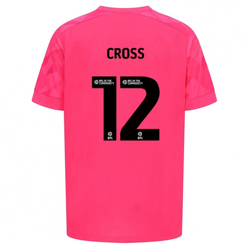 Danxen Dětské Alex Cross #12 Růžová Růže Brankář Dresy 2025/26 Dres