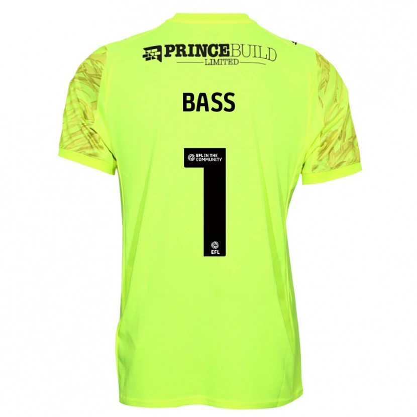 Danxen Dětské Alex Bass #1 Černá Fluorescenční Zelená Brankář Dresy 2025/26 Dres