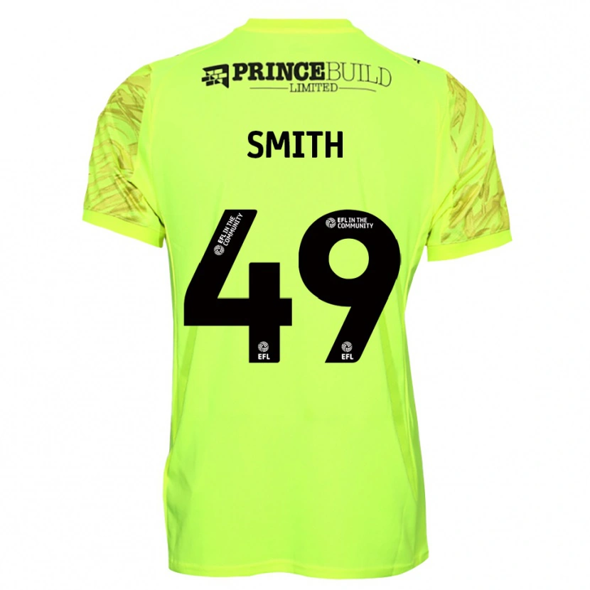 Danxen Dětské Bastian Smith #49 Černá Fluorescenční Zelená Brankář Dresy 2025/26 Dres