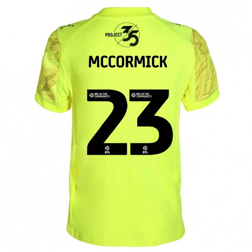 Danxen Dětské Leo McCormick #23 Černá Fluorescenční Zelená Brankář Dresy 2025/26 Dres