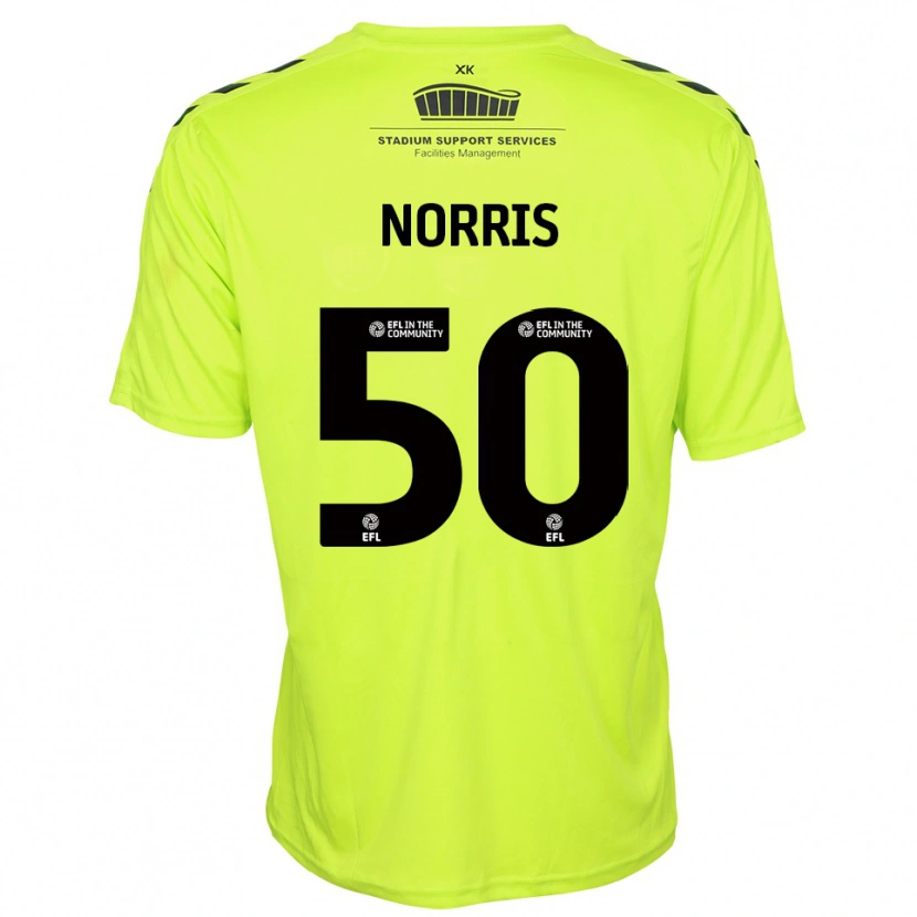 Danxen Dětské Will Norris #50 Fluorescenční Zelená Brankář Dresy 2025/26 Dres