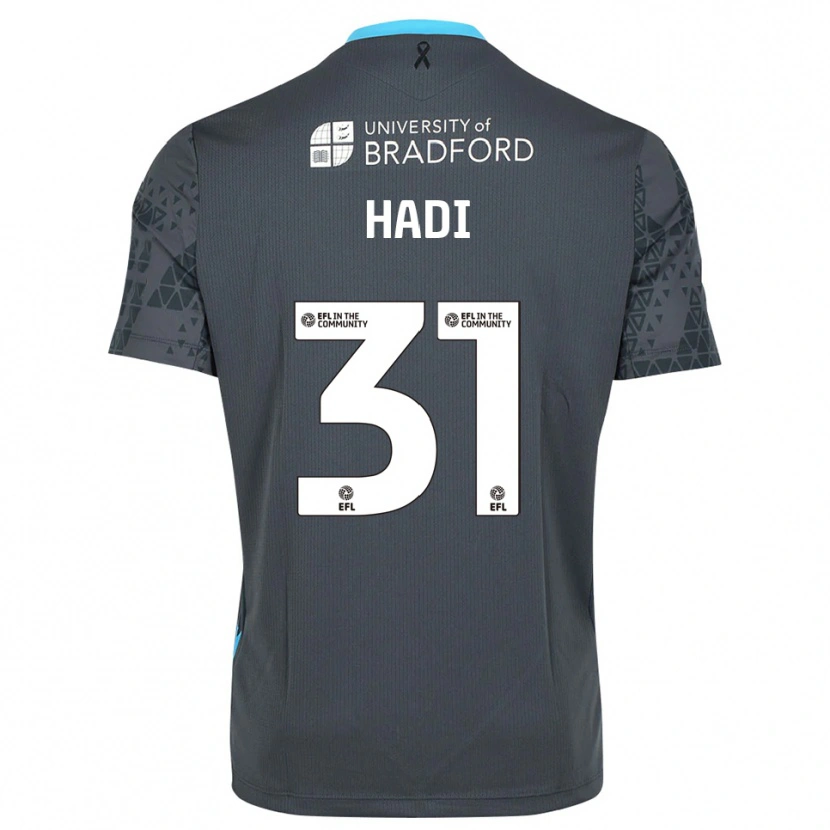 Danxen Dětské Zac Hadi #31 Šedá Černá Brankář Dresy 2025/26 Dres