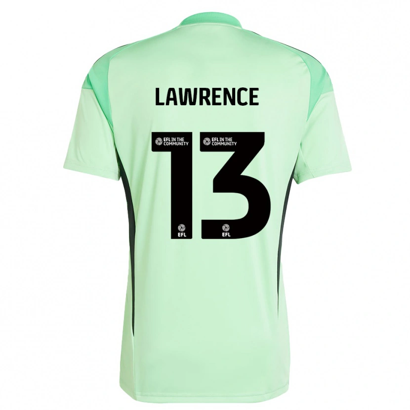 Danxen Dětské Charlie Lawrence #13 Světle Zelená Černá Brankář Dresy 2025/26 Dres