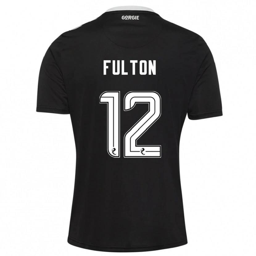 Danxen Dětské Ryan Fulton #12 Burgundská Černá Brankář Dresy 2025/26 Dres