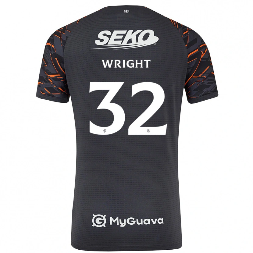 Danxen Dětské Kieran Wright #32 Tmavě Šedá Brankář Dresy 2025/26 Dres