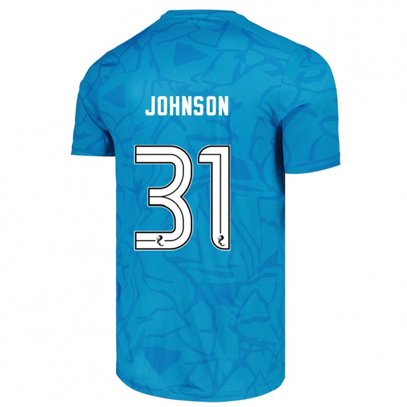 Danxen Dětské Murray Johnson #31 Bílá Modrá Brankář Dresy 2025/26 Dres