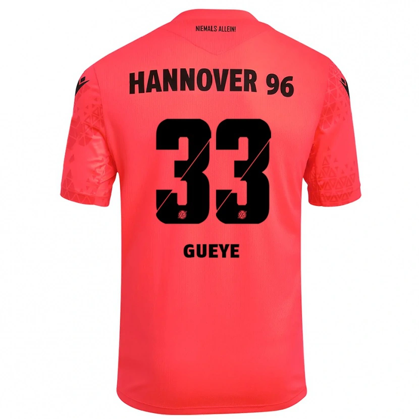 Danxen Dětské Abdoulaye Gueye #33 Červená Černá Brankář Dresy 2025/26 Dres