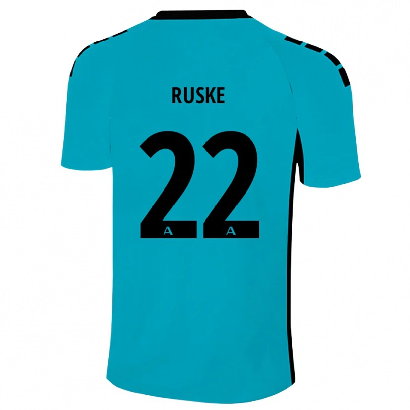 Danxen Dětské Neo Ruske #22 Azurová Brankář Dresy 2025/26 Dres