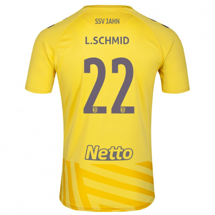 Danxen Dětské Lenny Schmid #22 Žlutá Šedá Brankář Dresy 2025/26 Dres