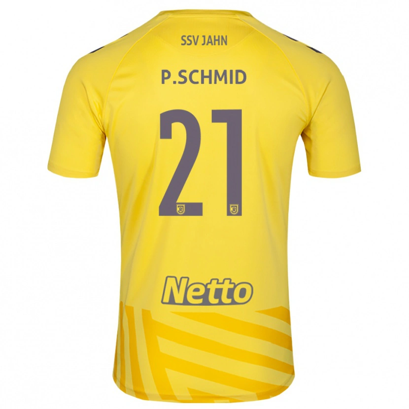 Danxen Dětské Paul Schmid #21 Žlutá Šedá Brankář Dresy 2025/26 Dres