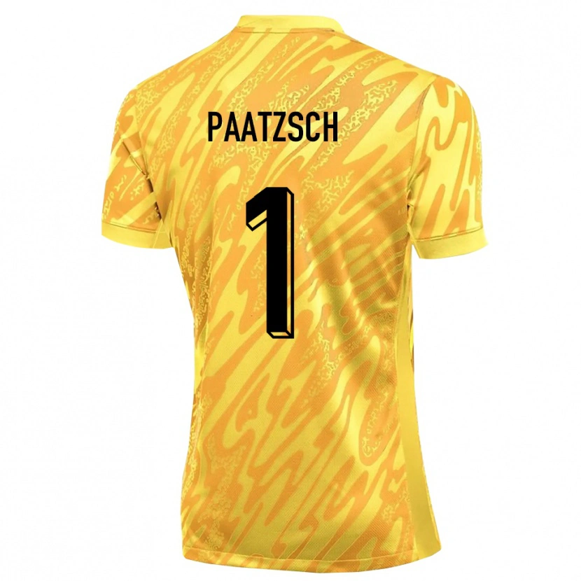 Danxen Dětské Pascal Paatzsch #1 Žlutá Oranžová Brankář Dresy 2025/26 Dres