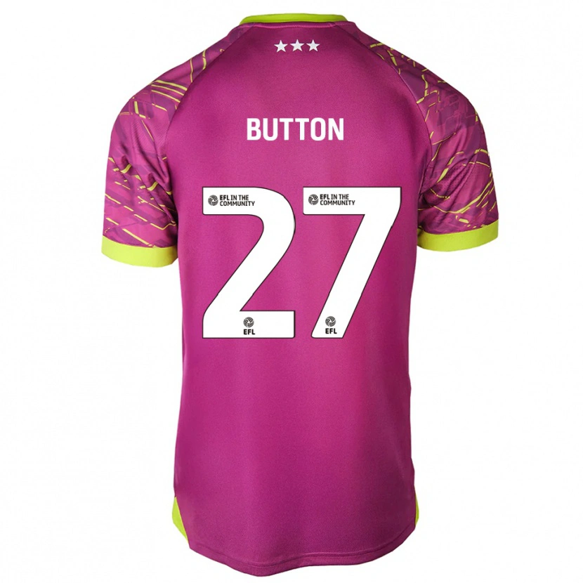 Danxen Dětské David Button #27 Středně Fialová Červená Brankář Dresy 2025/26 Dres