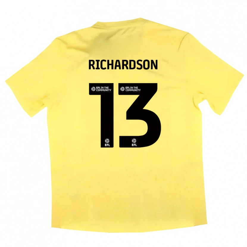 Danxen Dětské Joseph Richardson #13 Žlutočerná Brankář Dresy 2025/26 Dres