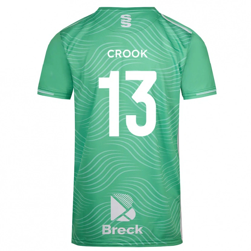 Danxen Dětské Millie Crook #13 Středně Tyrkysová Brankář Dresy 2025/26 Dres