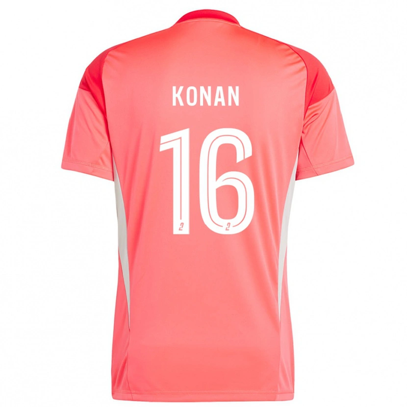 Danxen Dětské Yvann Konan #16 Světle Oranžová Brankář Dresy 2025/26 Dres