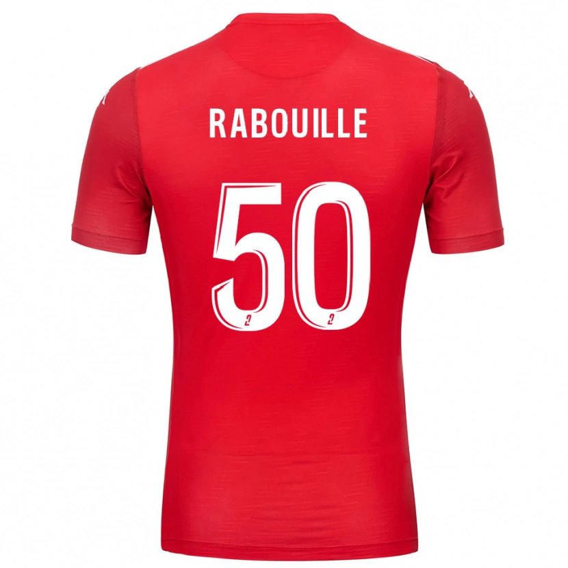 Danxen Dětské Valentin Rabouille #50 Červená Bílá Brankář Dresy 2025/26 Dres