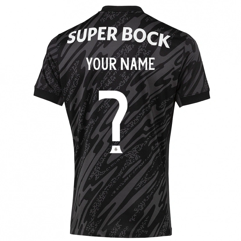 Danxen Dětské Sporting CP Šedá Černá Bílá Brankář Dresy 2025/26 Dres