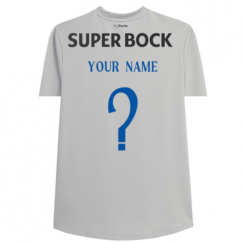 Danxen Dětské FC Porto Světle Šedá Černá Brankář Dresy 2025/26 Dres