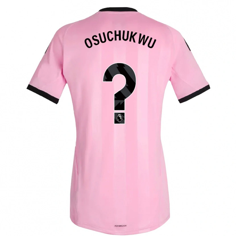 Danxen Dětské Darlington Osuchukwu #0 Růžová Černá Brankář Dresy 2025/26 Dres