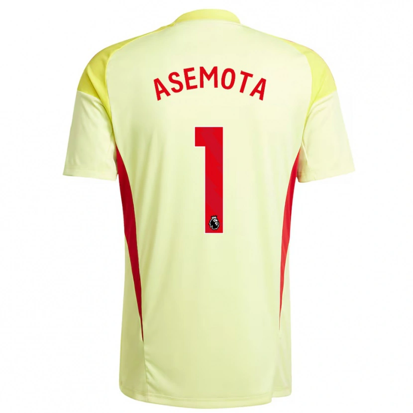 Danxen Dětské Owen Asemota #1 Světle Žlutá Brankář Dresy 2025/26 Dres