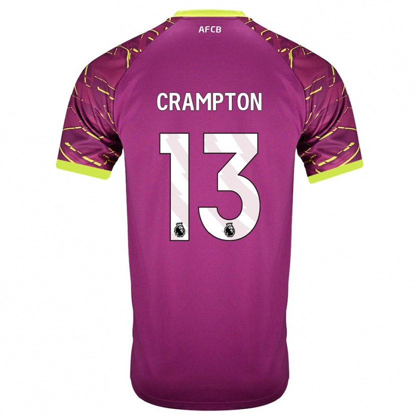 Danxen Dětské Kai Crampton #13 Tmavě Purpurová Brankář Dresy 2025/26 Dres