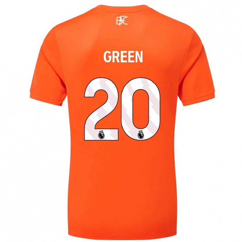 Danxen Dětské Etienne Green #20 Oranžová Bílá Brankář Dresy 2025/26 Dres