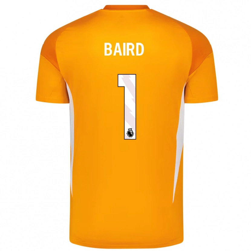 Danxen Dětské Alex Baird #1 Oranžová Bílá Brankář Dresy 2025/26 Dres